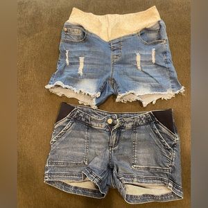 Maternity shorts size medium 6-8